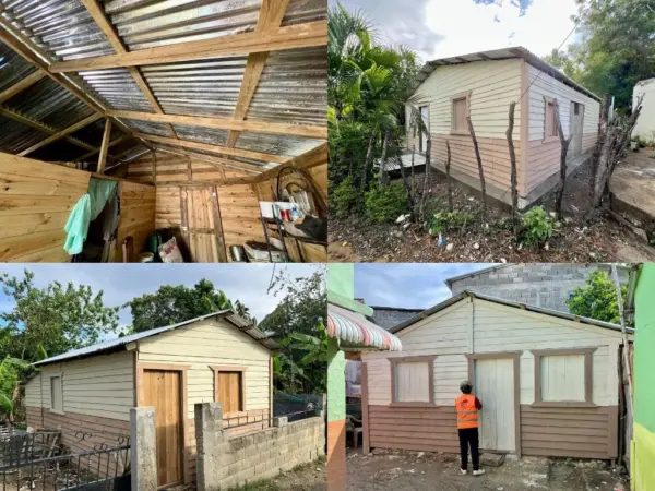 Reconstruyen viviendas en Puerto Plta