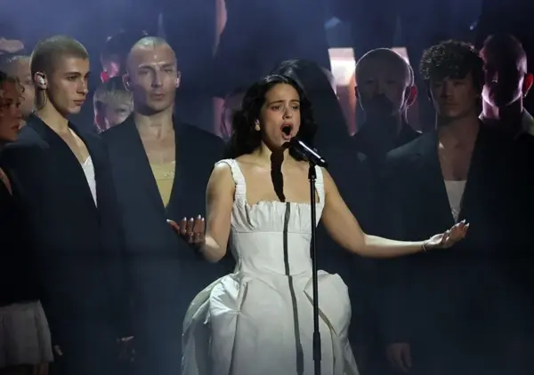 Fotografía de archivo de un concierto de la cantante española Rosalía.