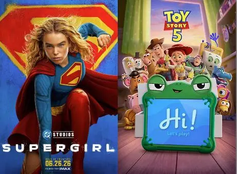 Supergirl y Toy Story 5/Fuente externa.