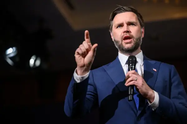 El vicepresidente de Estados Unidos, JD Vance, en Bürgenstock (Suiza)