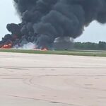 Avión privado se estrella en las inmediaciones del Aeropuerto de La Romana