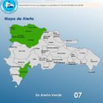 COE mantiene siete provincias en alerta verde por vaguada y onda tropical