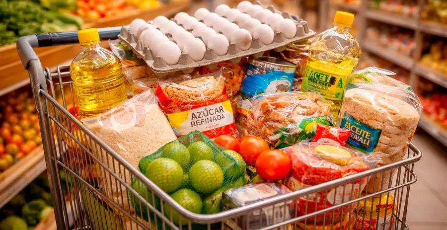 Productos de la canasta básica dominicana.
