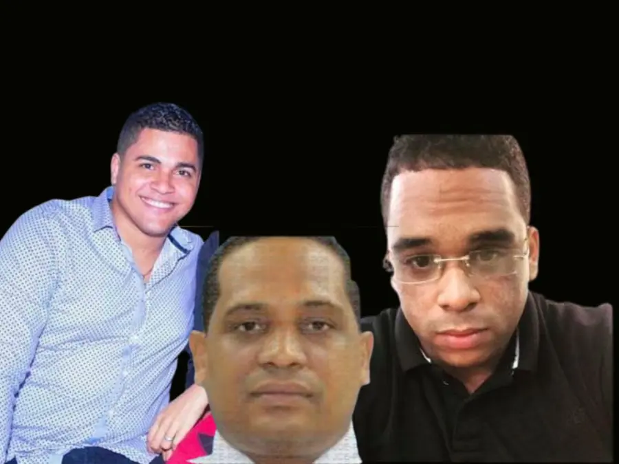 Tanner Antonio Flete,Eric Daniel Pereyra Núñez y Miguel Ventura Pichardo, fueron de los imputados absueltos ayer. Fuente Externa.