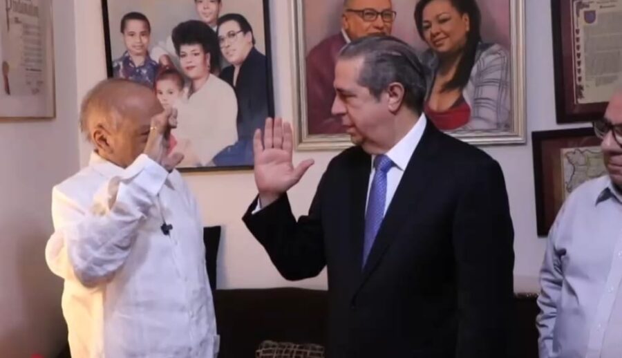 exdiputado en el exterior José Fernández junto a Francisco Javier García