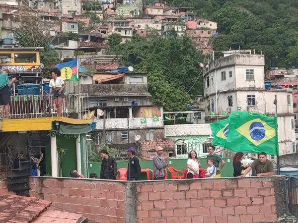 Foto Panorámica de la favela Rocinha en Río de Janeiro. Pedro Angel.