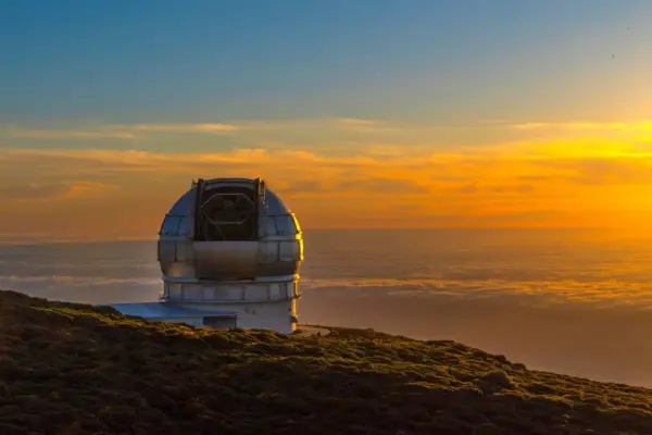 Imagen de archivo del mayor telescopio del mundo, el Grantecan, en Santa Cruz de Tenerife.