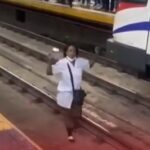 Momento de tensión en el Metro: mujer se lanza a la vía en estación Juan Pablo Duarte