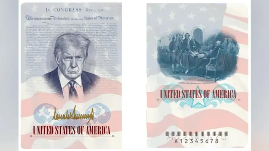 Nuevo pasaporte de Trump