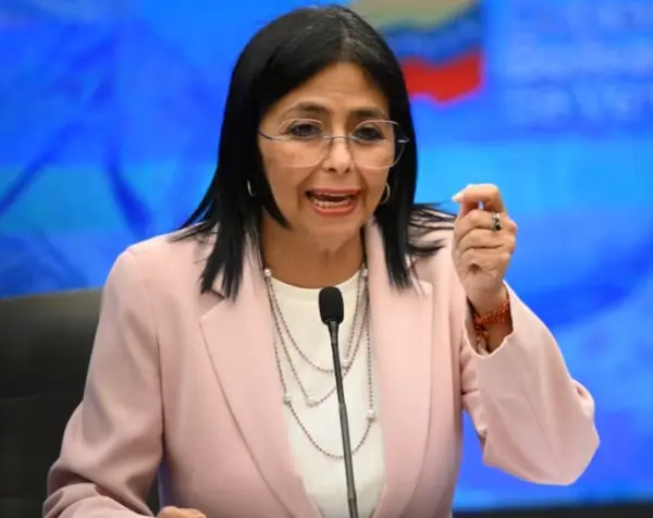 Delcy Rodríguez busca mayor seguridad para Venezuela.