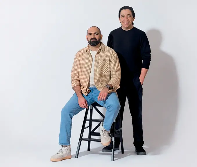 Giorgio di Vece y Patricio Toussaint.