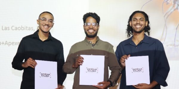 Cristian Miliano, Jorge Rodríguez y Elián Vásquez.