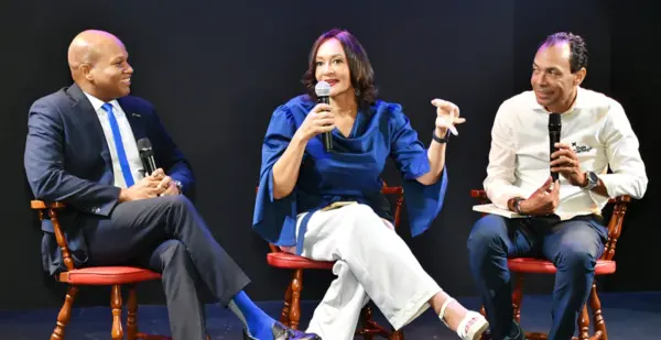 José Miguel Otañez, Lady Reyes y César Cordero.