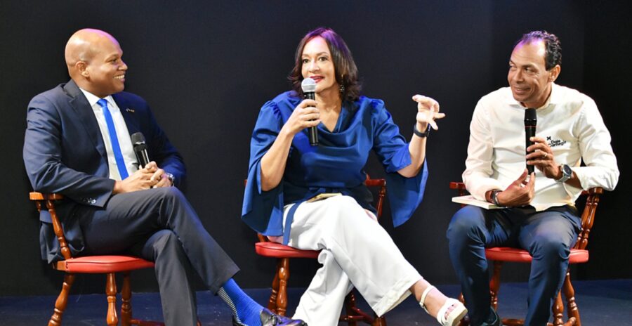 José Miguel Otañez, Lady Reyes y César Cordero.