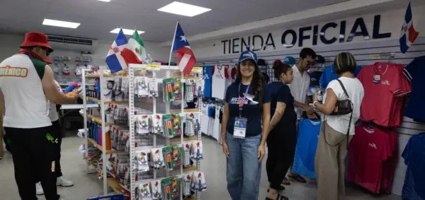 Judit Arbaje, encargada del proyecto de  merchandising de los Juegos Centroamericanos y del Caribe 2026.  Leonardo Musial