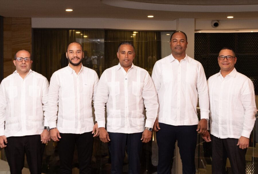 Gustavo Domingo, Ramón Guzmán, Aramis Mella, José Luis Santana y Gilberto Peña.