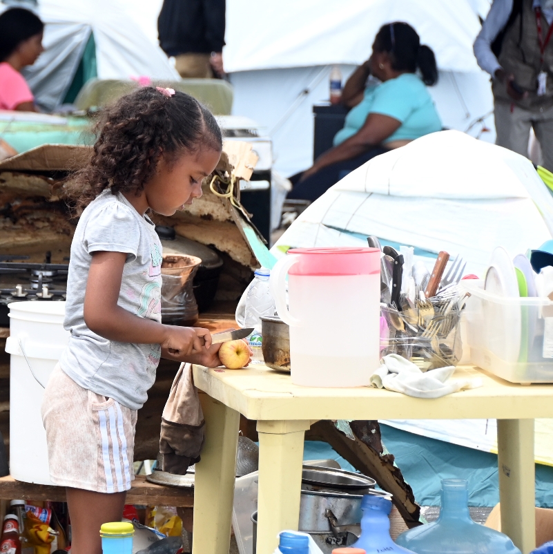El trauma los hizo retornar a su país; República Dominicana lleva ayuda humanitaria