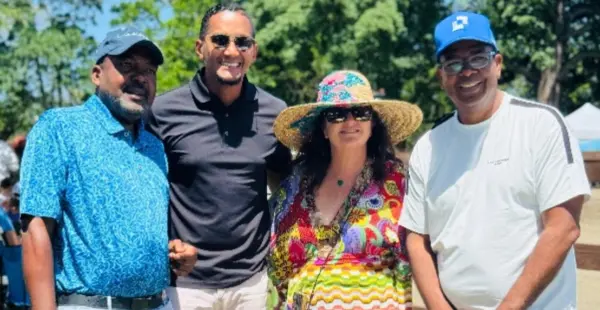 Tomás Callender, Óscar Peralta, Jennifer Kirkmann y Leonardo Medrano.