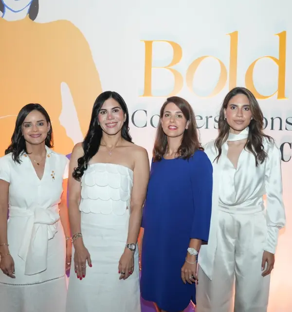 Yubelkis Ramírez, Dewi Peña, Emilie Teuma y  Katherine Collado.