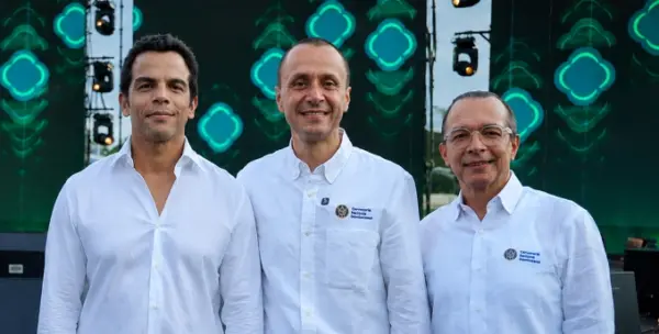 Saymon Díaz, Fabián Suárez y Luis Álvarez.