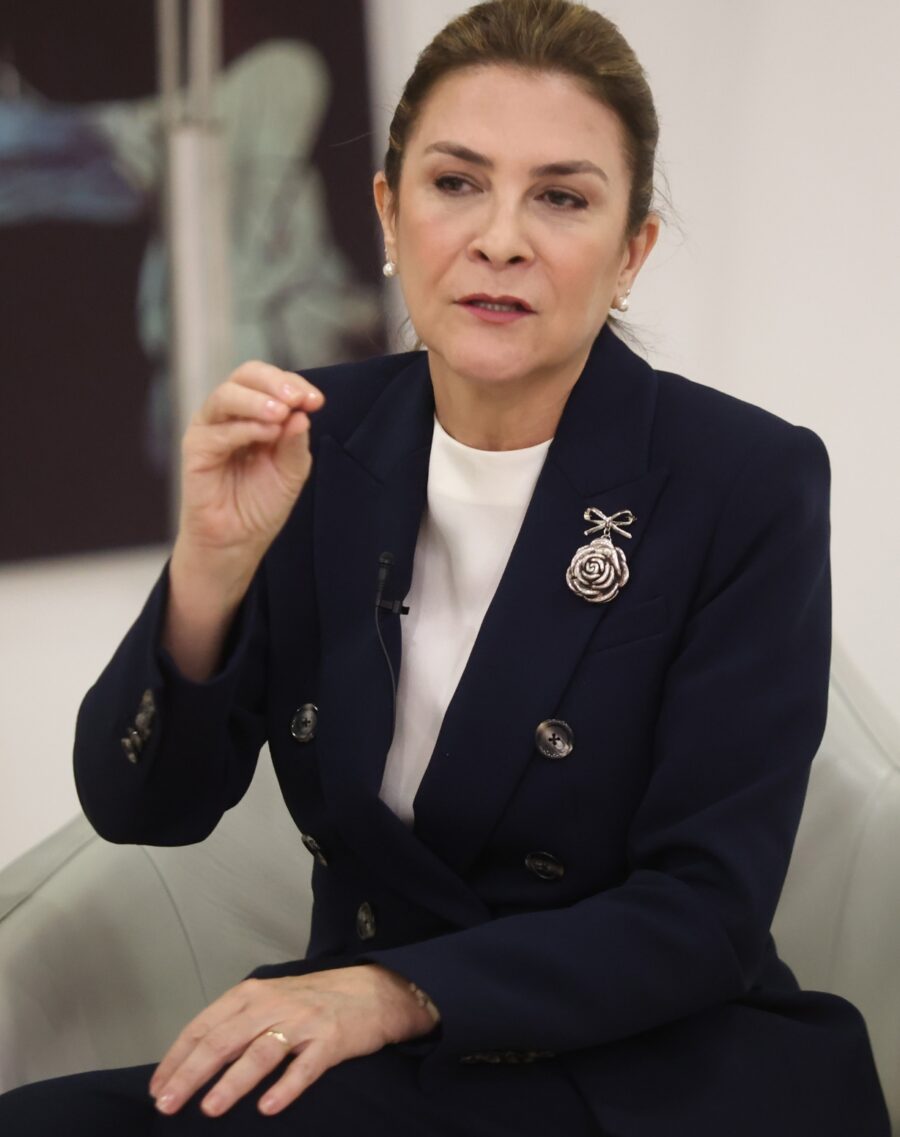 Carolina Mejía, alcaldesa y secretaria general del PRM.    José De León