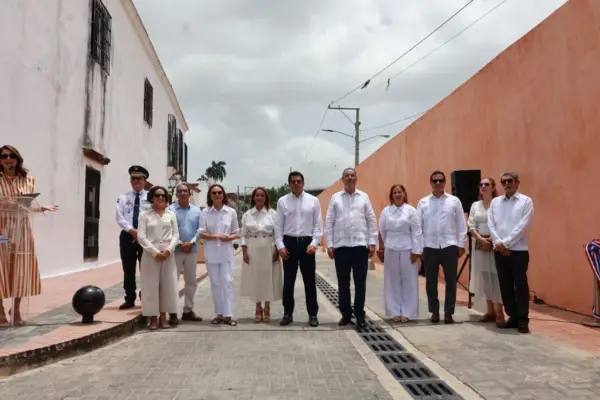 El ministrod de Turismo, David Collado en el Alcázar de Colon