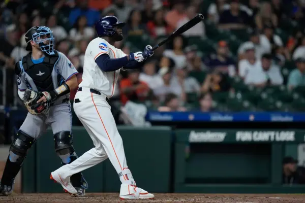 Marlins Astros Baseball