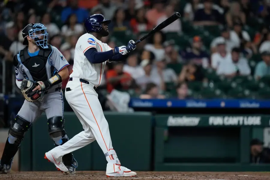 Marlins Astros Baseball