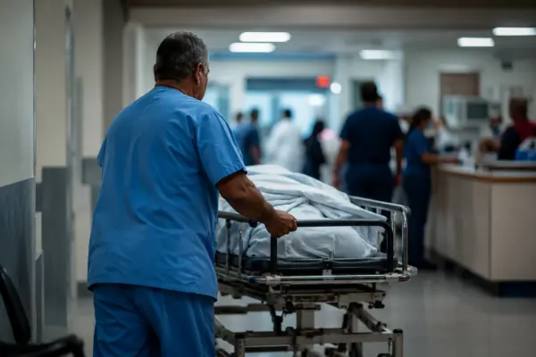 Camilleros en RD- Salud-hospital