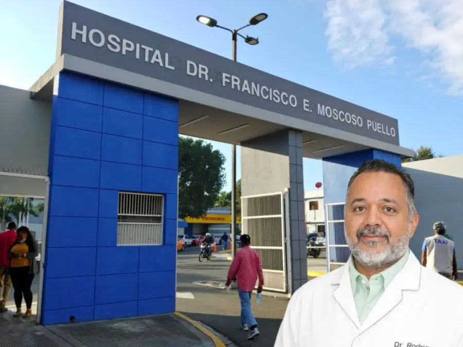 El director del Hospital Dr. Francisco Moscoso Puello, doctor Roberto Alexander Rodríguez