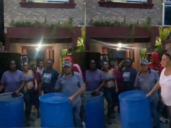 Escacez de agua en San Cristóbal