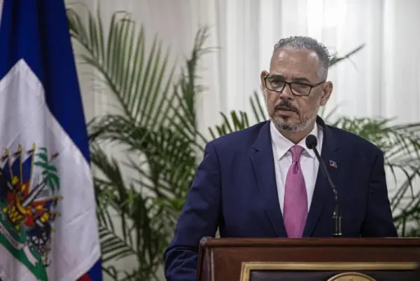 Fotografía de archivo del primer ministro de Haití, Alix Didier Fils-Aimé, en Puerto Príncipe (Haití). EFE Mentor David Lorens