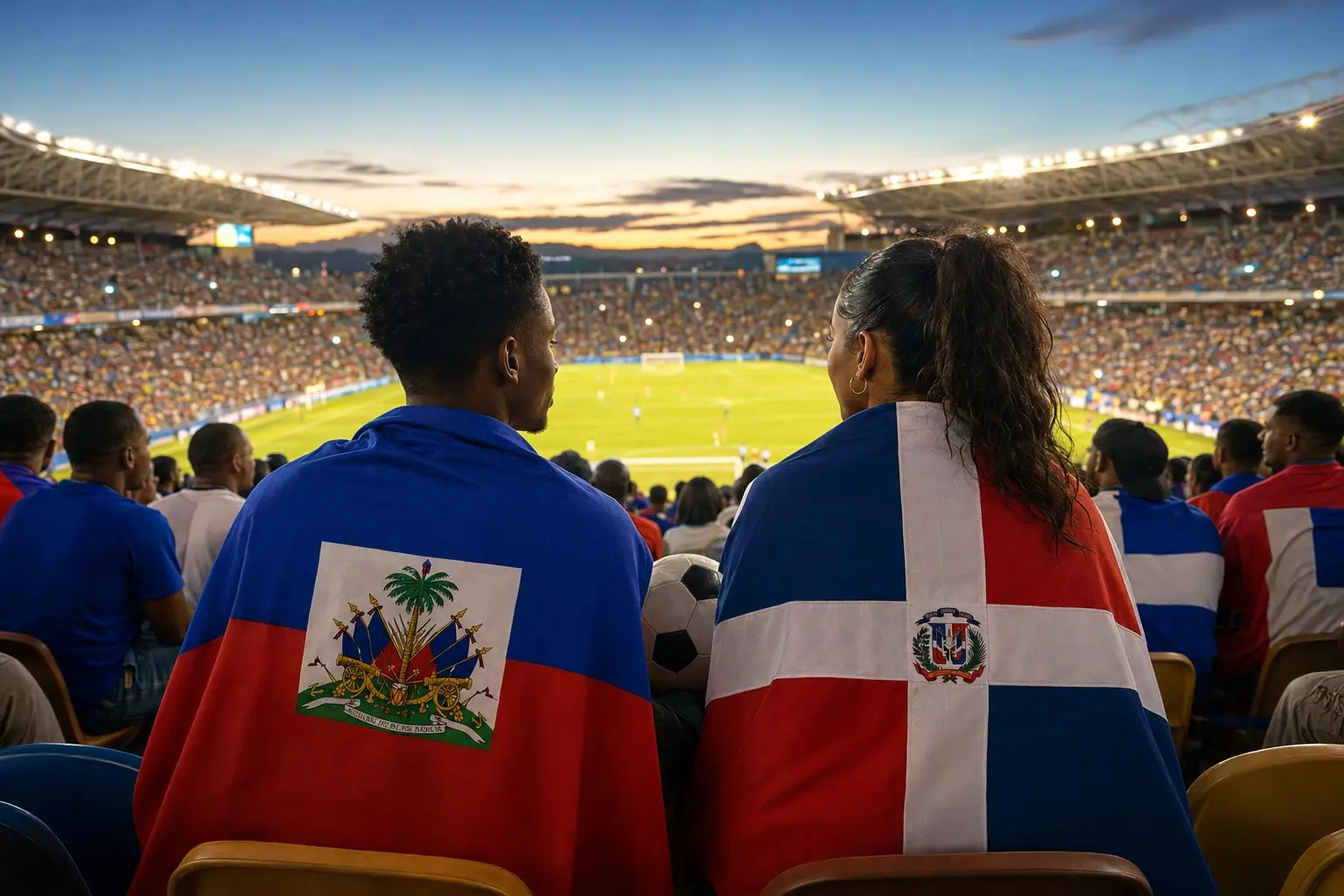 La foto que nos faltó: haitianos y dominicanos soñando el mismo Mundial