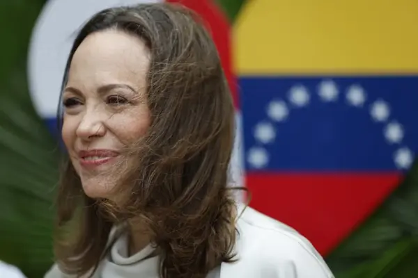 Fotografía de archivo de la líder opositora venezolana María Corina Machado. EFE