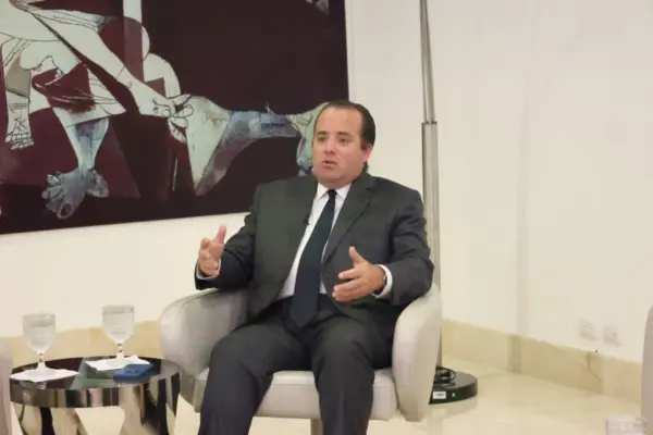 Ministro de la presidencia José Ignacio Paliza, durante Almuerzo Semanal del Grupo Corripio.JPG.