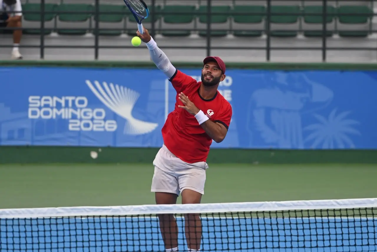 El tenista dominicano Nick Hardt se acerca a repetir el oro Centroamericano