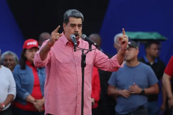 Fotografía de archivo del depuesto presidente de Venezuela, Nicolás Maduro, detenido en Estados Unidos, en Caracas (Venezuela).