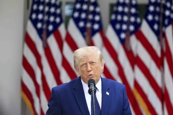 El presidente de Estados Unidos, Donald Trump, este 9 de julio de 2026.