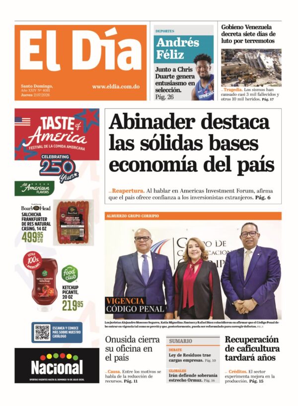 Portada edición impresa 02-07-2026