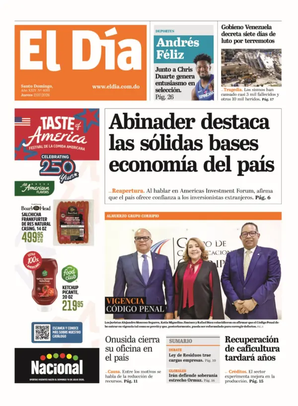 Portada edición impresa 02-07-2026