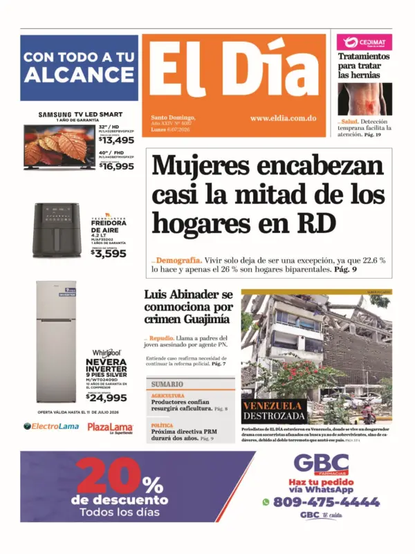 Portada edición impresa 06-07-2026