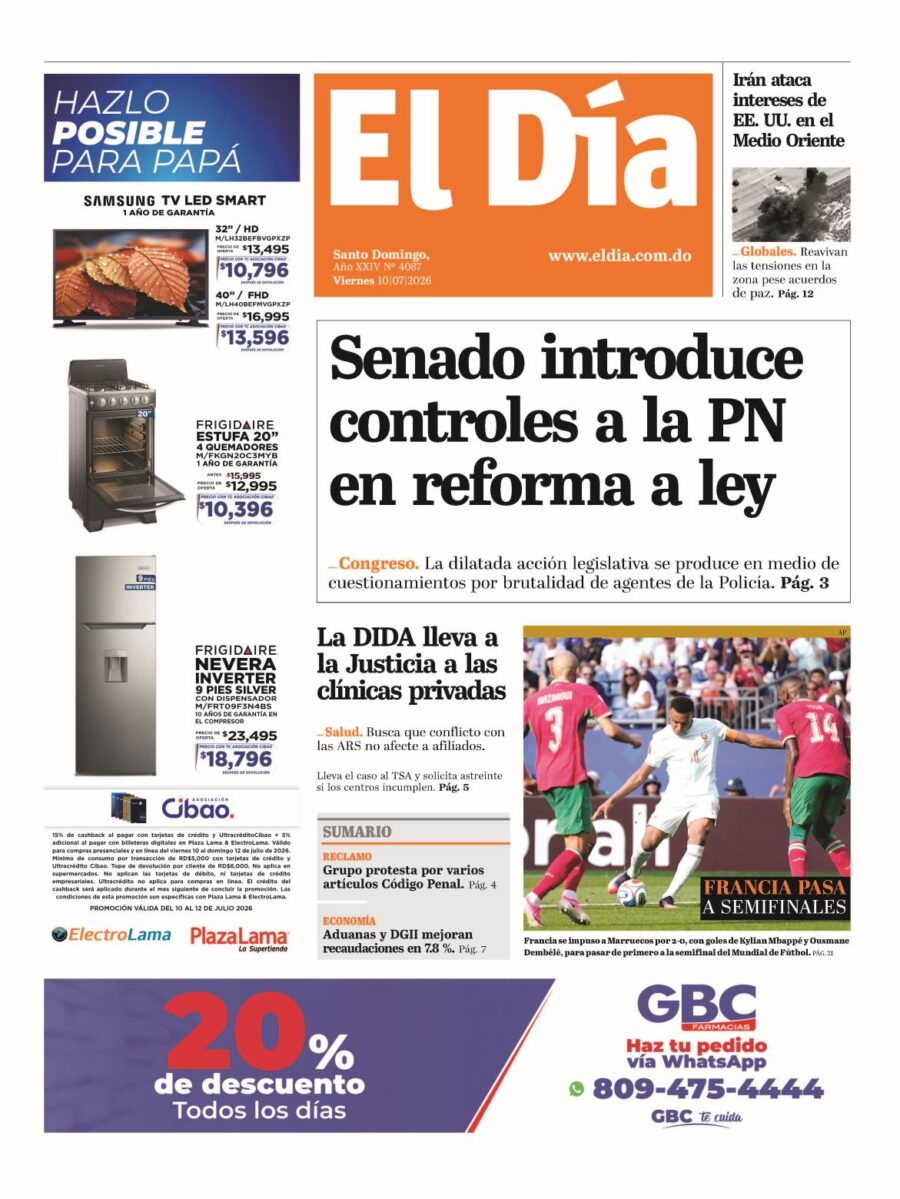 Portada impresa 10-07-2026