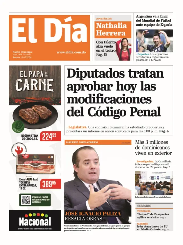 Portada impresa 16-07-2026
