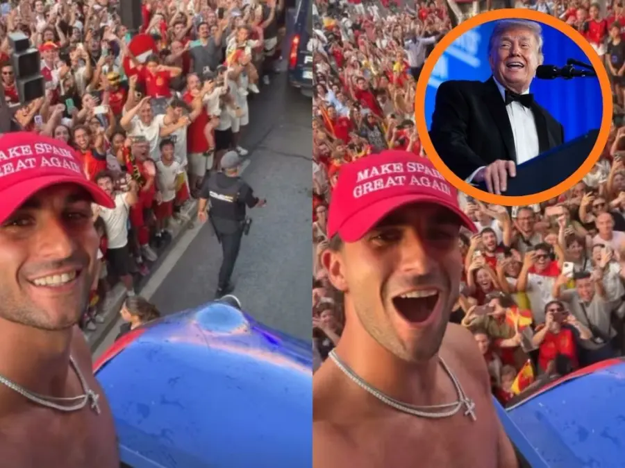 Presidente de Estados Unidos replica fotografía de futbolista español.