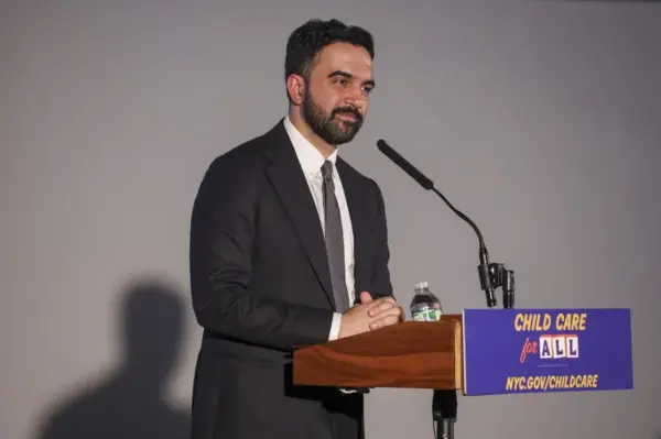 Fotografía de archivo del alcalde de Nueva York, Zohran Mamdani.