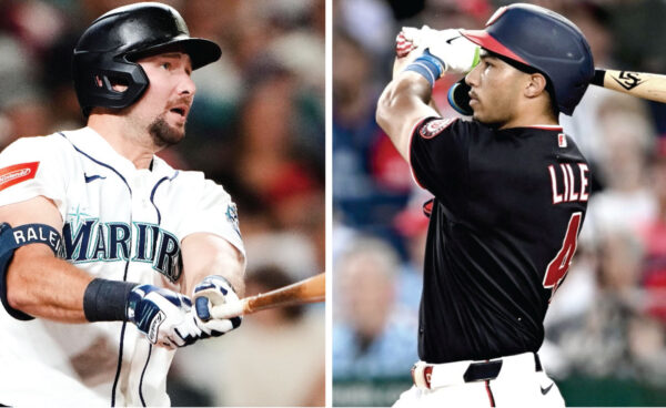 Cal Raleigh y  Daylen Lile  fueron   ganaron premio a   los Jugadores  Semana en MLB .  Archivo