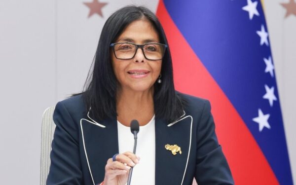 La presidenta encargada de Venezuela, Delcy Rodríguez.