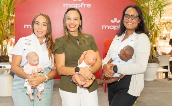 Rosabel Calderón, Israelina Peña y Lucilene Arias.
