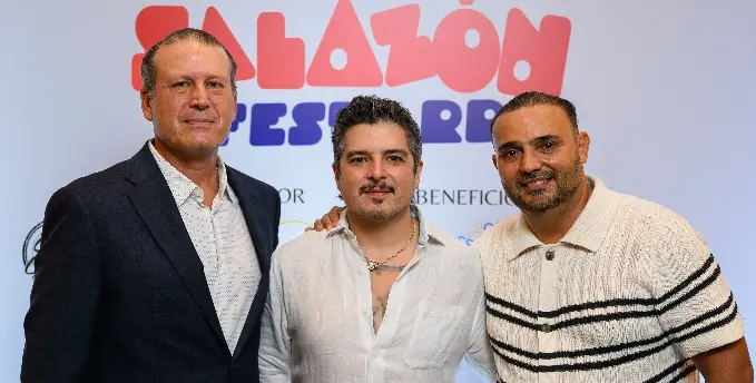 Giancarlo Bonarelli, Oeter Meng y Saverio Stassi.