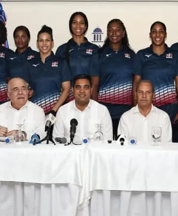 Cristóbal Marte, Kelvin Cruz y Garibaldy Bautista.